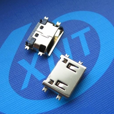 HDMI C TYPE Female Sinking 1.5mm (Short Body) Oblique