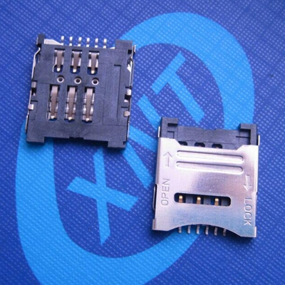 microSim6Pin clamshell 1.75 high