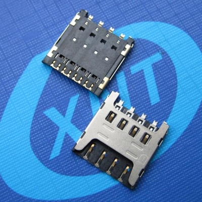 microSim No-push type 8pin （H=1.50）