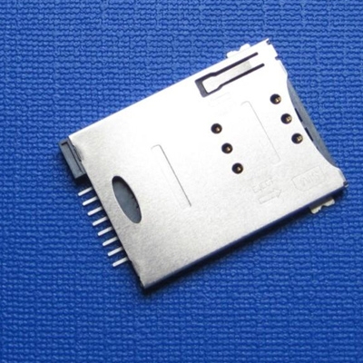 SIM card push type 8pin+1pin with CD column